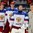 MINSK, BELARUS - MAY 24: Russia's Alexander Ovechkin #8, Yevgeni Malkin #11 and Sergei Bobrovski #72 were named the Top Three Players for their team after a 3-1 semifinal round victory over Sweden at the 2014 IIHF Ice Hockey World Championship. (Photo by Andre Ringuette/HHOF-IIHF Images)